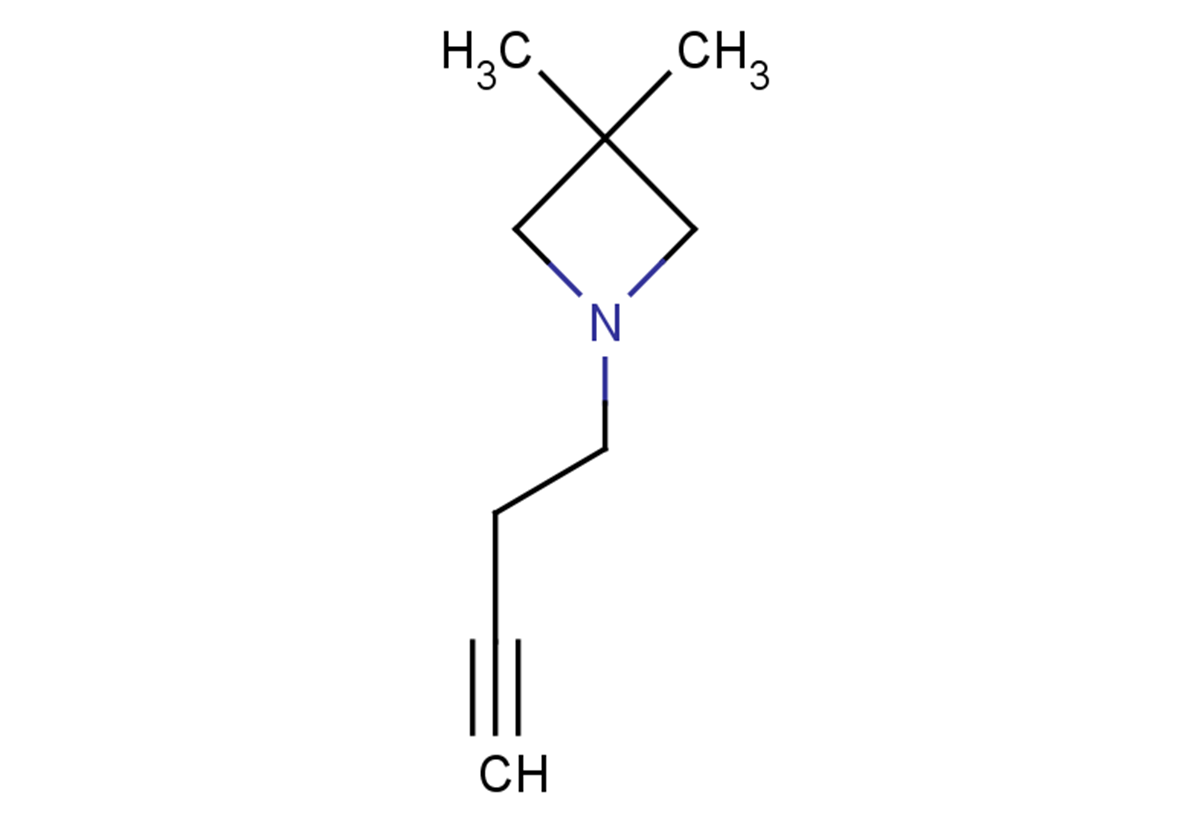 1-(but-3-yn-1-yl)-3,3-dimethylazetidine