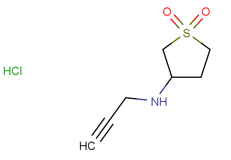 3-[(prop-2-yn-1-yl)amino]-1lambda6-thiolane-1,1-dione hydrochloride