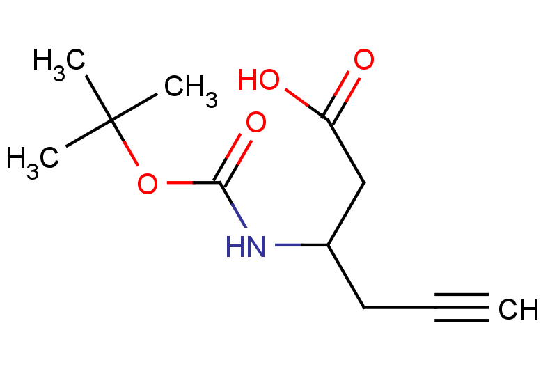 3-{[(tert-butoxy)carbonyl]amino}hex-5-ynoic acid