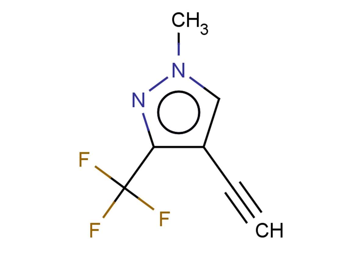 4-ethynyl-1-methyl-3-(trifluoromethyl)-1H-pyrazole