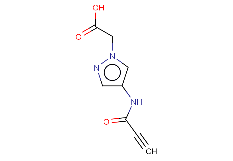 2-(4-propiolamido-1H-pyrazol-1-yl)acetic acid
