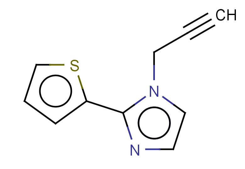 1-(PROP-2-YN-1-YL)-2-(THIOPHEN-2-YL)-1H-IMIDAZOLE