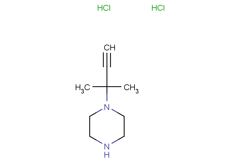 1-(2-methylbut-3-yn-2-yl)piperazine dihydrochloride