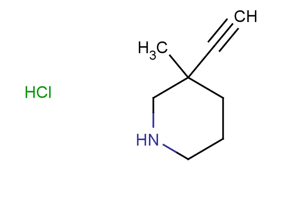 3-ethynyl-3-methylpiperidine hydrochloride