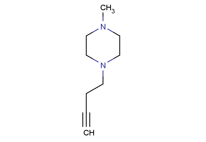 1-(but-3-yn-1-yl)-4-methylpiperazine