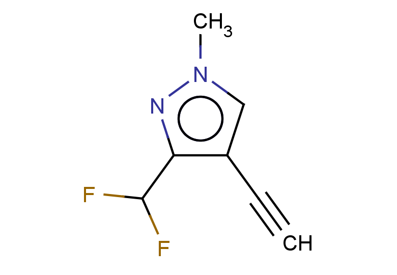 3-(difluoromethyl)-4-ethynyl-1-methyl-1H-pyrazole