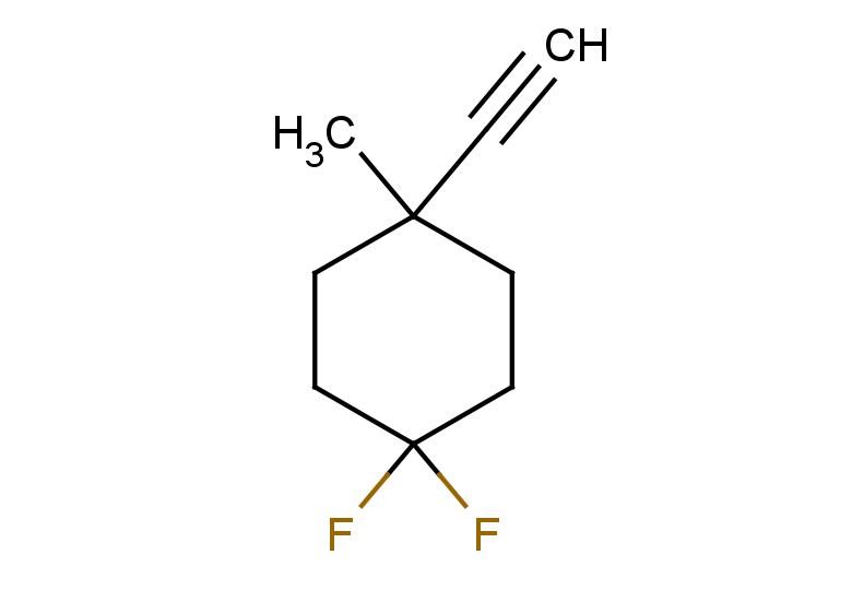 1-ethynyl-4,4-difluoro-1-methylcyclohexane