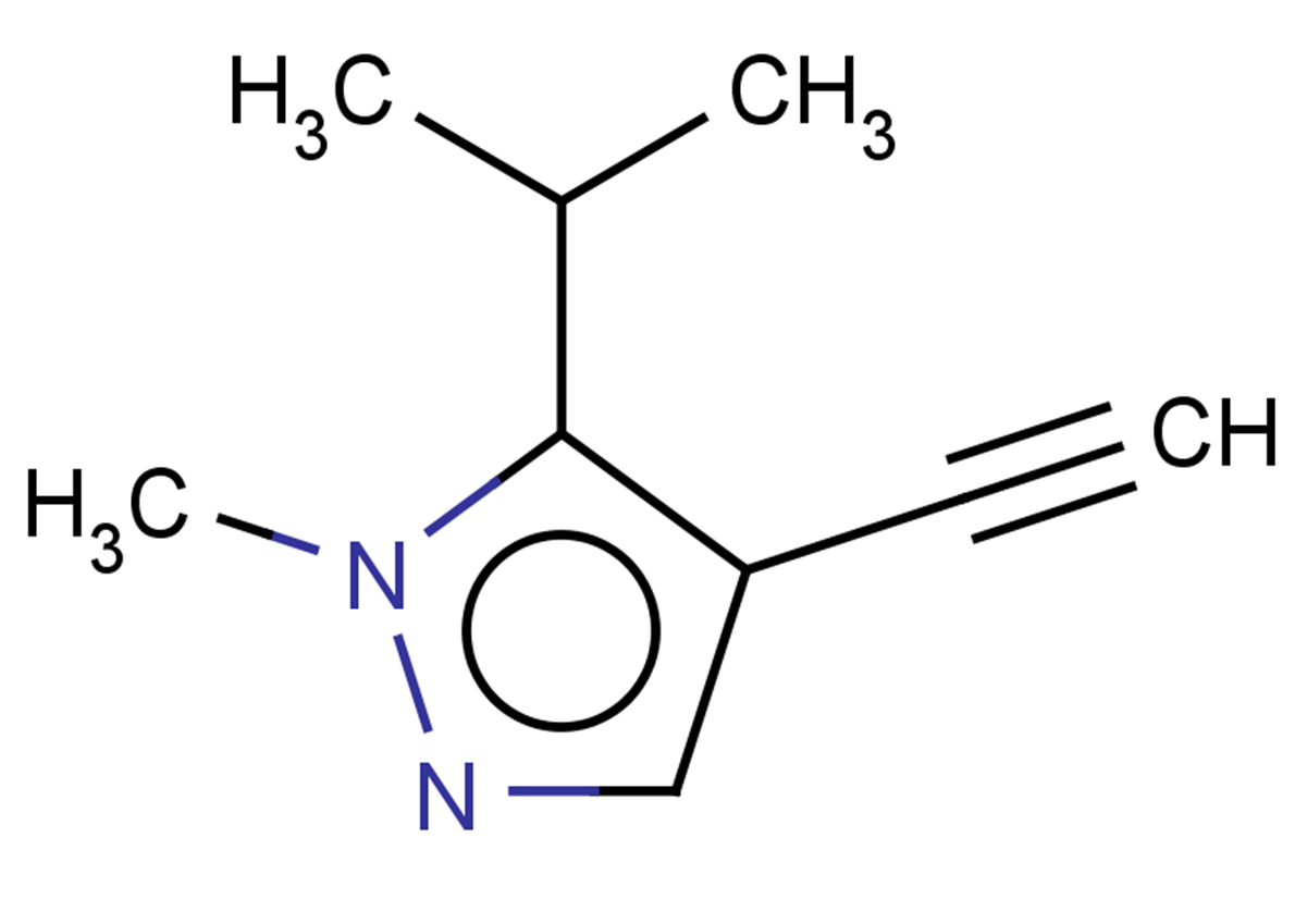 4-ethynyl-1-methyl-5-(propan-2-yl)-1H-pyrazole