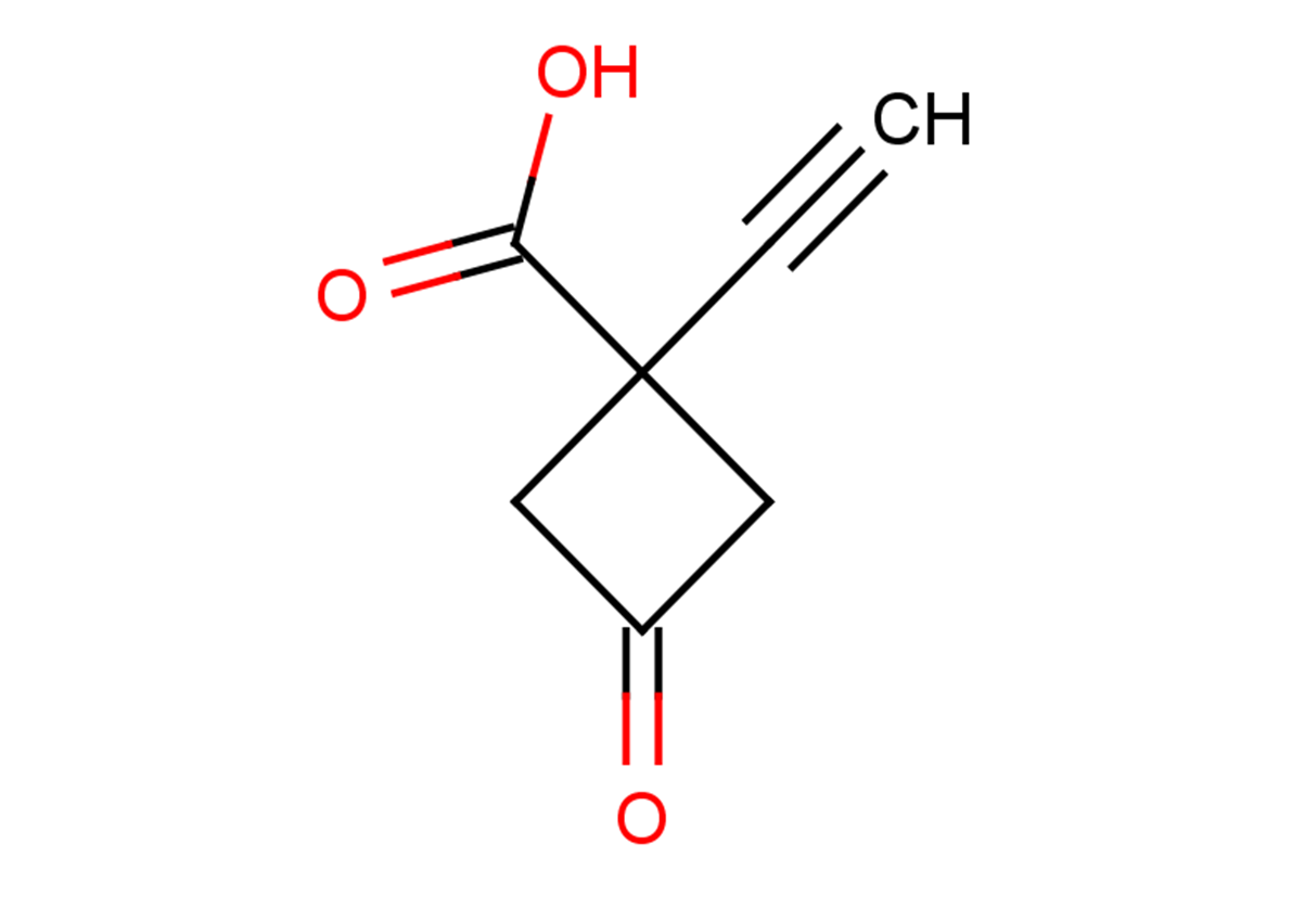 1-ethynyl-3-oxocyclobutane-1-carboxylic acid