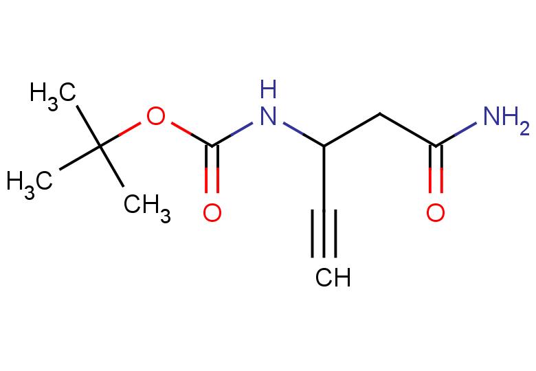 tert-butyl N-(1-carbamoylbut-3-yn-2-yl)carbamate
