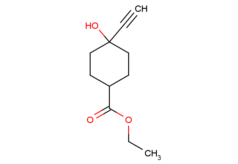 ethyl 4-ethynyl-4-hydroxycyclohexane-1-carboxylate