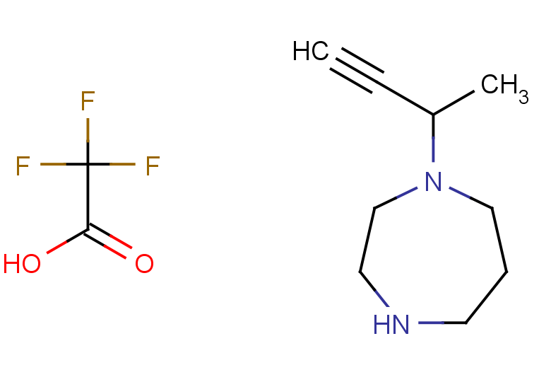 1-(but-3-yn-2-yl)-1,4-diazepane, trifluoroacetic acid