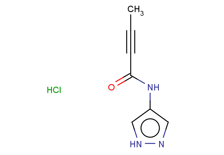 N-(1H-pyrazol-4-yl)but-2-ynamide hydrochloride