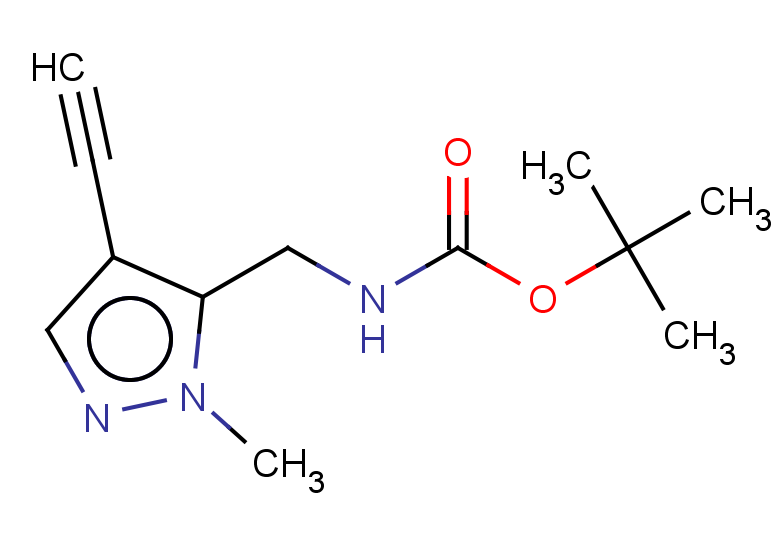 tert-butyl N-[(4-ethynyl-1-methyl-1H-pyrazol-5-yl)methyl]carbamate
