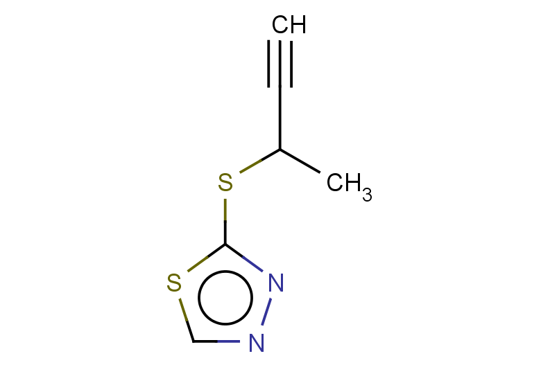 2-(but-3-yn-2-ylsulfanyl)-1,3,4-thiadiazole