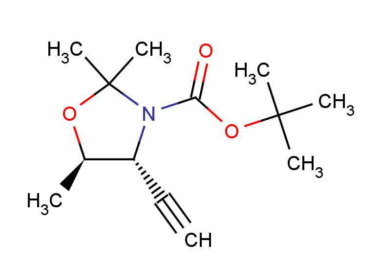 tert-butyl (4R,5R)-4-ethynyl-2,2,5-trimethyl-1,3-oxazolidine-3-carboxylate
