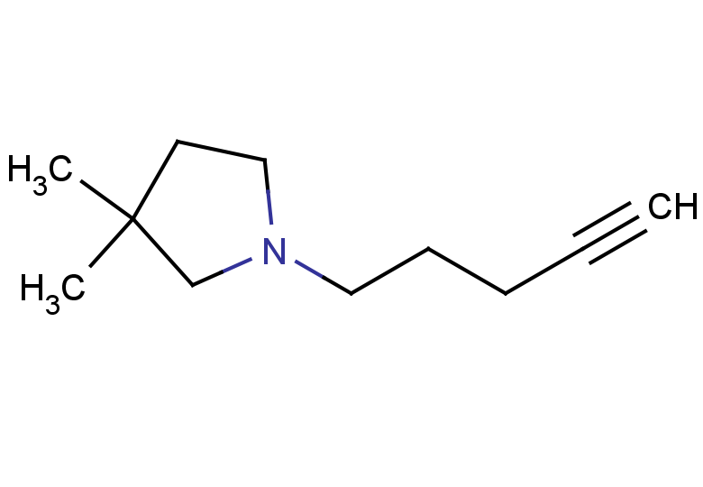 3,3-dimethyl-1-(pent-4-yn-1-yl)pyrrolidine