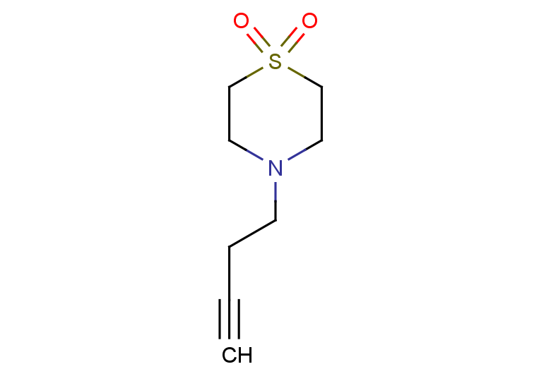 4-(but-3-yn-1-yl)-1lambda6-thiomorpholine-1,1-dione