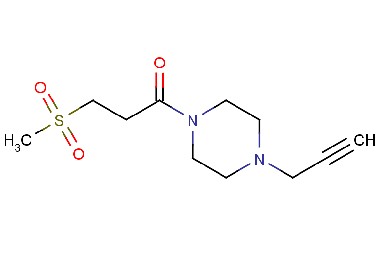 3-methanesulfonyl-1-[4-(prop-2-yn-1-yl)piperazin-1-yl]propan-1-one