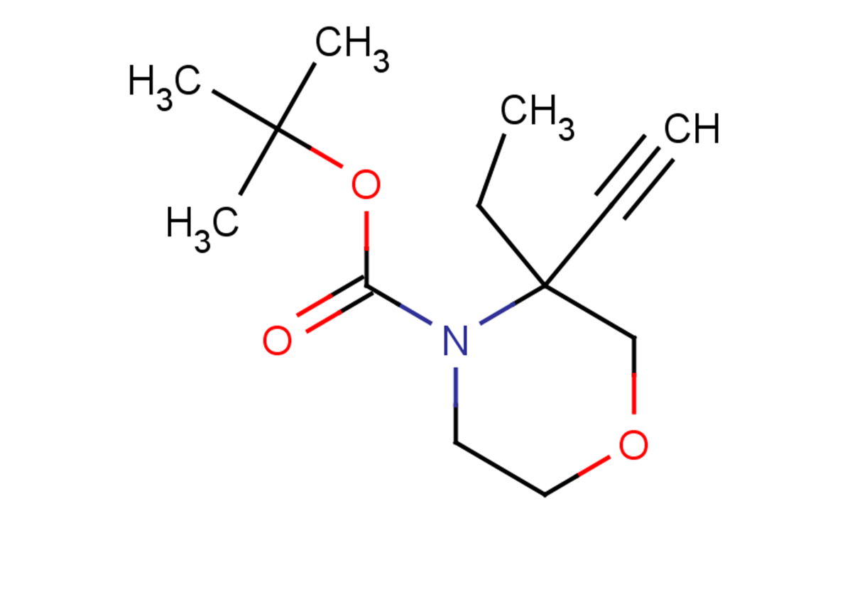 tert-butyl 3-ethyl-3-ethynylmorpholine-4-carboxylate