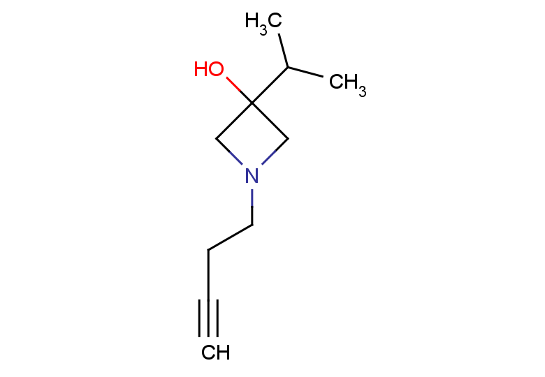 1-(but-3-yn-1-yl)-3-(propan-2-yl)azetidin-3-ol