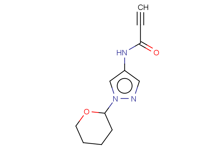 N-[1-(oxan-2-yl)-1H-pyrazol-4-yl]prop-2-ynamide
