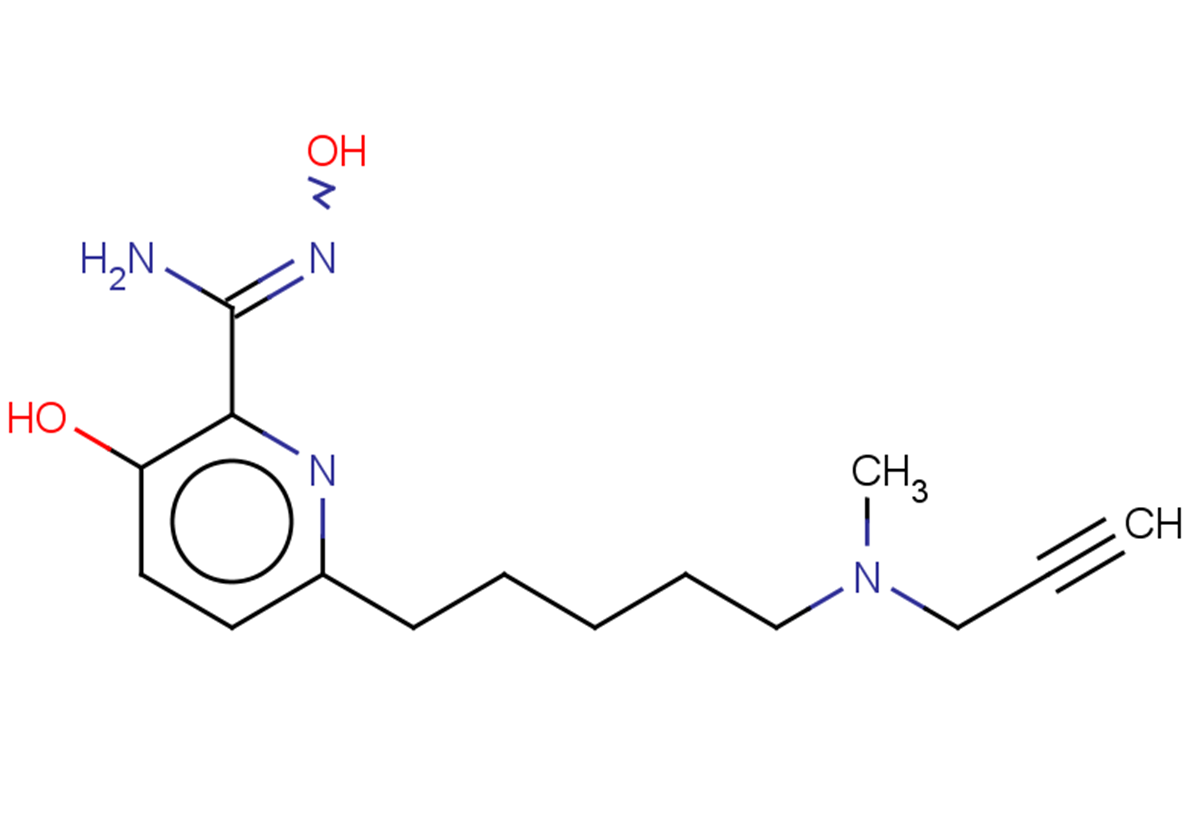 N',3-dihydroxy-6-{5-[methyl(prop-2-yn-1-yl)amino]pentyl}pyridine-2-carboximidamide
