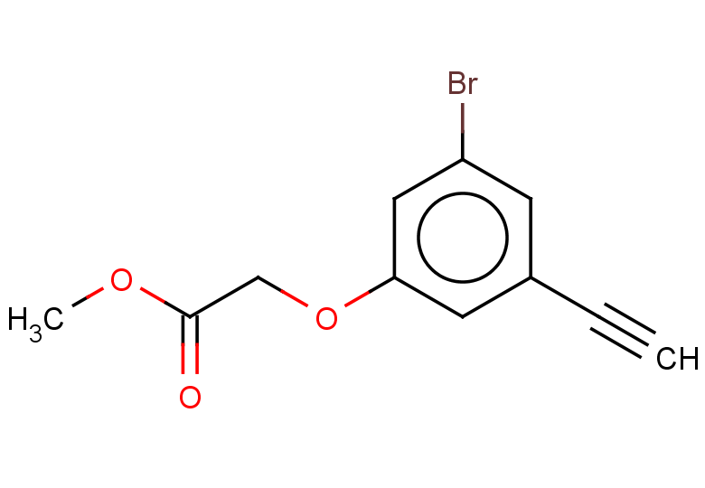 methyl 2-(3-bromo-5-ethynylphenoxy)acetate