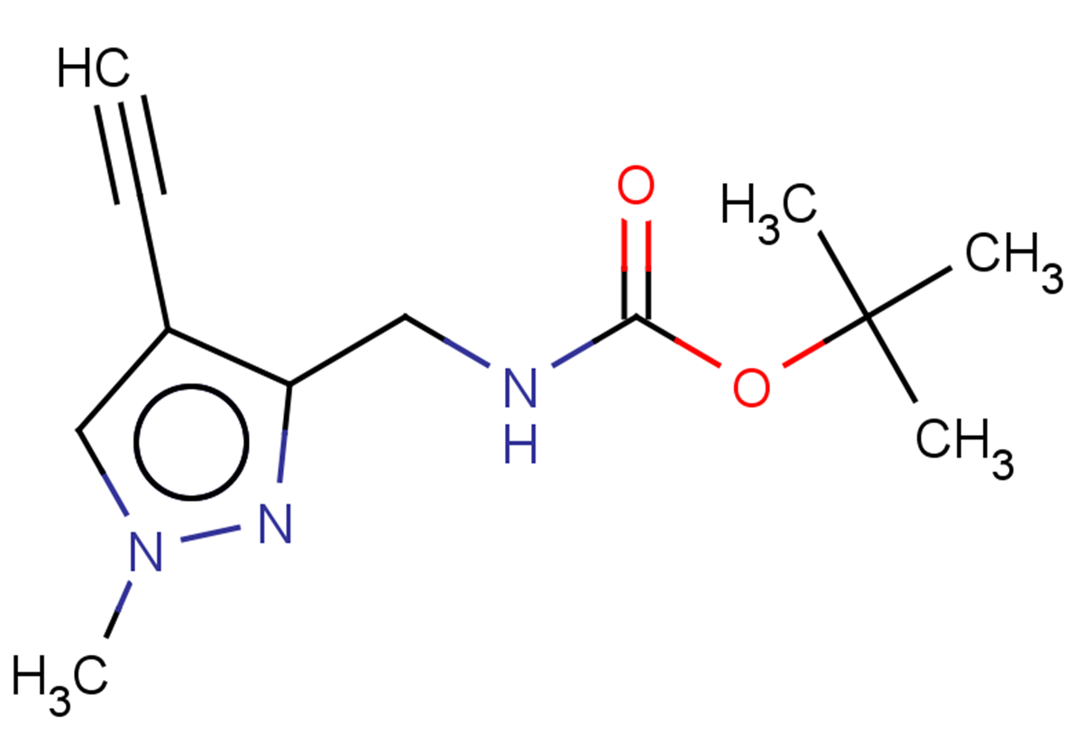 tert-butyl N-[(4-ethynyl-1-methyl-1H-pyrazol-3-yl)methyl]carbamate