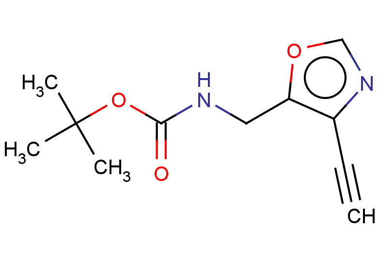 tert-butyl N-[(4-ethynyl-1,3-oxazol-5-yl)methyl]carbamate