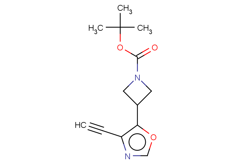 tert-butyl 3-(4-ethynyl-1,3-oxazol-5-yl)azetidine-1-carboxylate