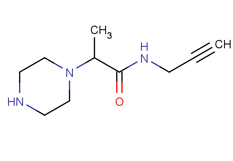 2-(piperazin-1-yl)-N-(prop-2-yn-1-yl)propanamide