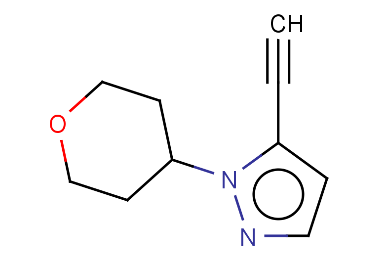 5-ethynyl-1-(oxan-4-yl)-1H-pyrazole
