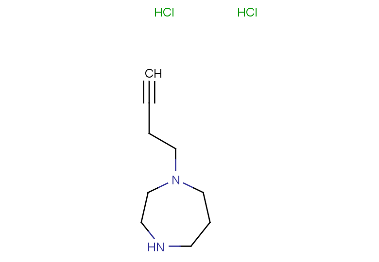 1-(but-3-yn-1-yl)-1,4-diazepane dihydrochloride