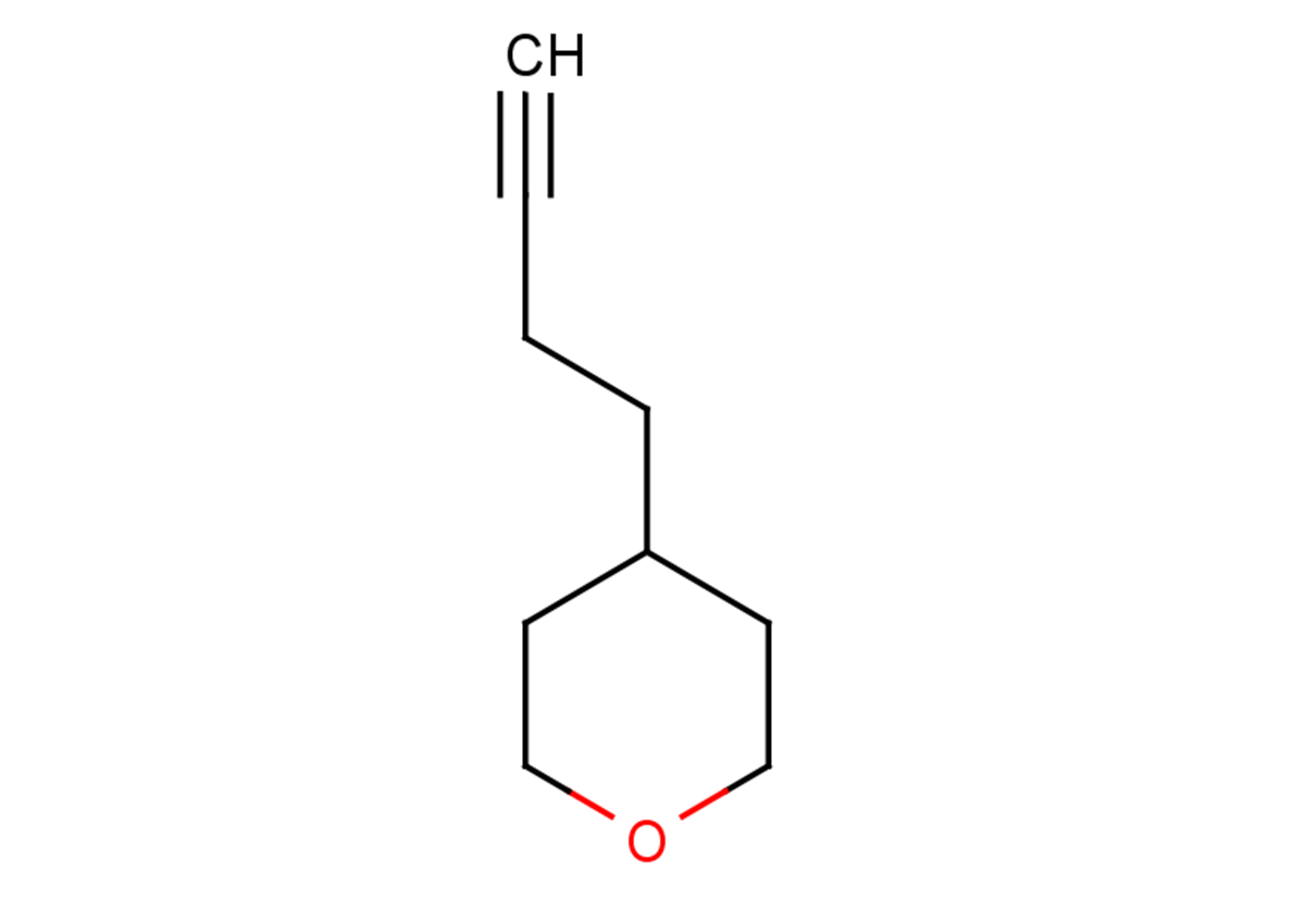 4-(but-3-yn-1-yl)oxane