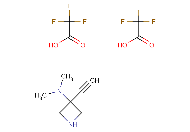 3-ethynyl-N,N-dimethylazetidin-3-amine, bis(trifluoroacetic acid)