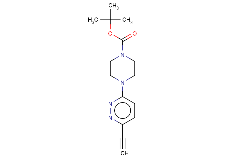 tert-butyl 4-(6-ethynylpyridazin-3-yl)piperazine-1-carboxylate