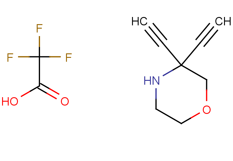 3,3-diethynylmorpholine, trifluoroacetic acid