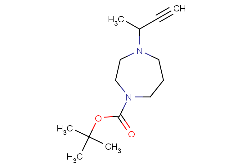 tert-butyl 4-(but-3-yn-2-yl)-1,4-diazepane-1-carboxylate