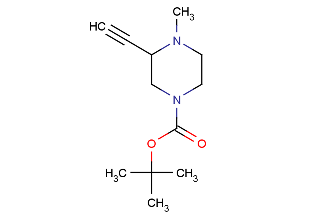 tert-butyl 3-ethynyl-4-methylpiperazine-1-carboxylate