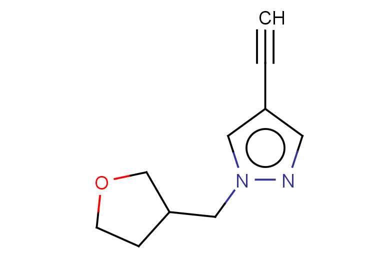 4-ethynyl-1-[(oxolan-3-yl)methyl]-1H-pyrazole
