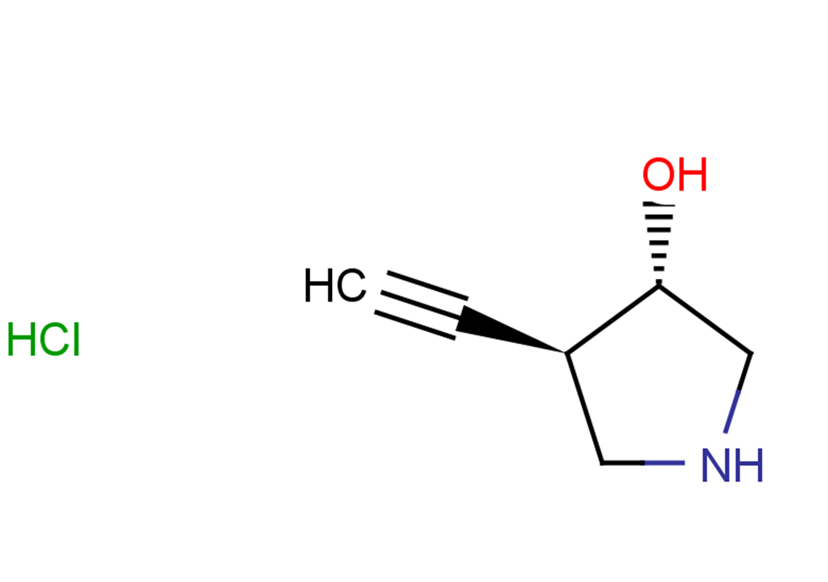 rac-(3R,4S)-4-ethynylpyrrolidin-3-ol hydrochloride, trans