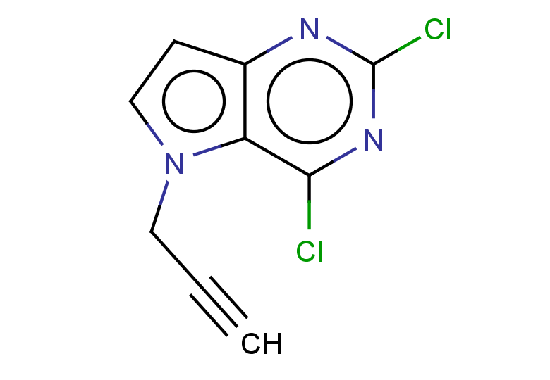 2,4-dichloro-5-(prop-2-yn-1-yl)-5H-pyrrolo[3,2-d]pyrimidine