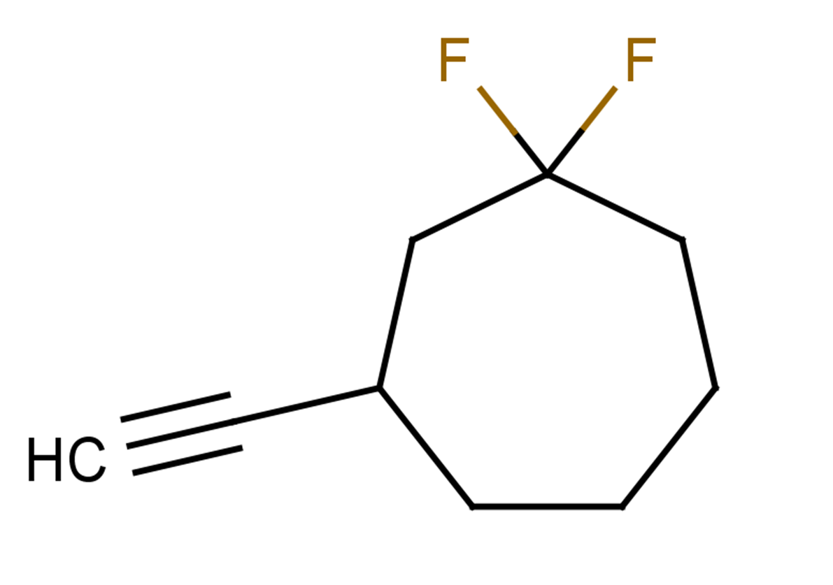 3-ethynyl-1,1-difluorocycloheptane