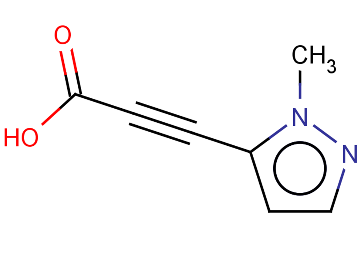 3-(1-methyl-1H-pyrazol-5-yl)prop-2-ynoic acid