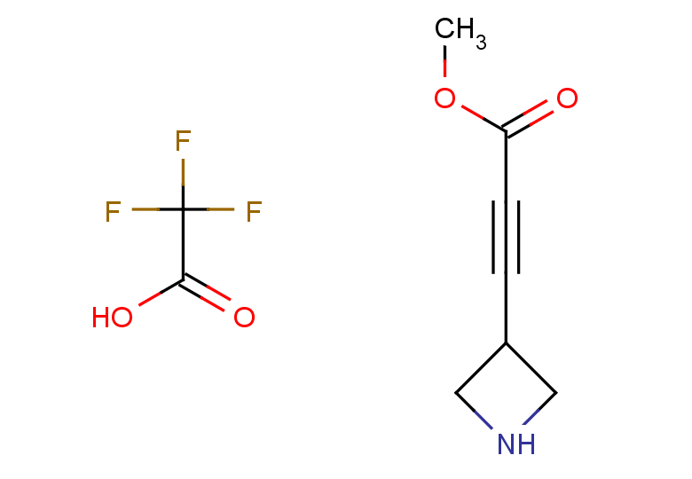 methyl 3-(azetidin-3-yl)prop-2-ynoate, trifluoroacetic acid