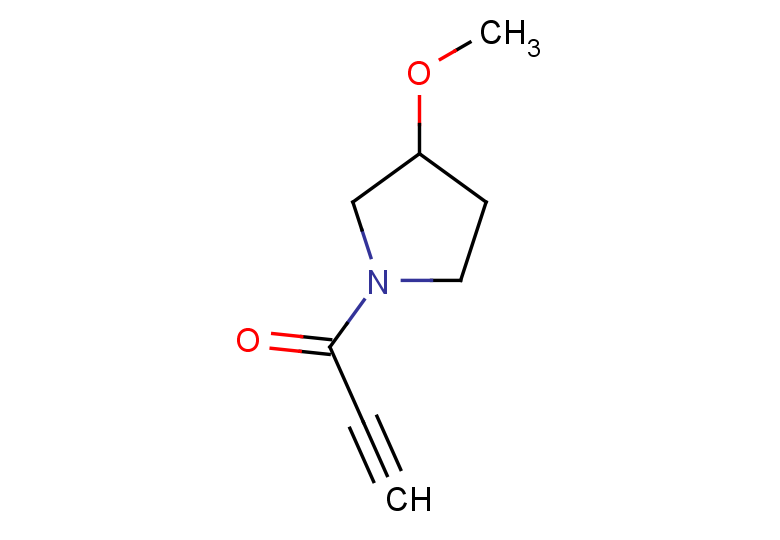 1-(3-methoxypyrrolidin-1-yl)prop-2-yn-1-one
