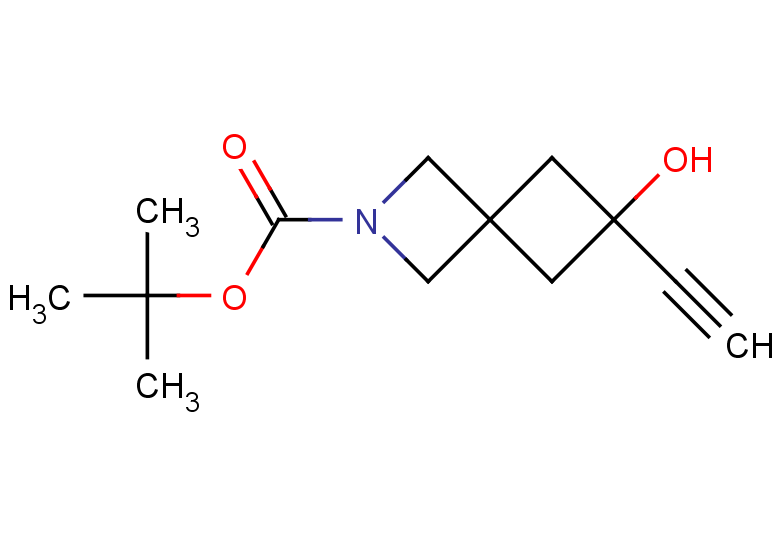 tert-butyl 6-ethynyl-6-hydroxy-2-azaspiro[3.3]heptane-2-carboxylate