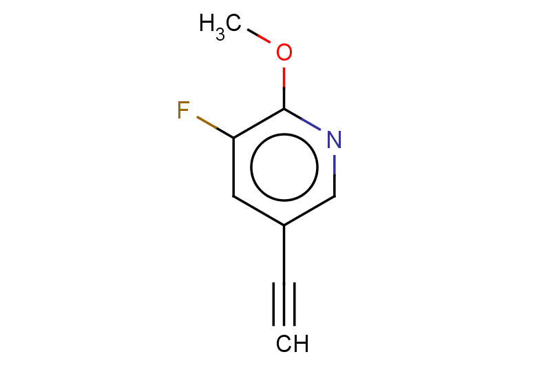 5-ethynyl-3-fluoro-2-methoxypyridine