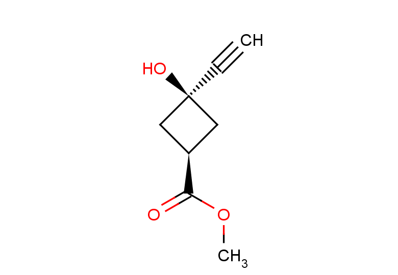methyl 3-ethynyl-3-hydroxycyclobutane-1-carboxylate